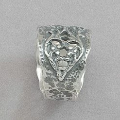 Rings David Tishbi Oxidized Sterling Silver Filigree Ring