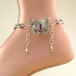 Tabra Narrow V-Mesh Anklet AK25