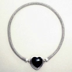 Necklaces Tabra Sterling Silver Half Round Connector Necklace Chain CNK03