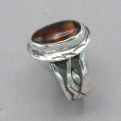 Jim Kelly Mexican Fire Agate Ring Rings 7 Jim Kelly Mexican Fire Agate Ring Rings