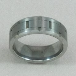 Inox Men's Tungsten Ceramic Ring Rings