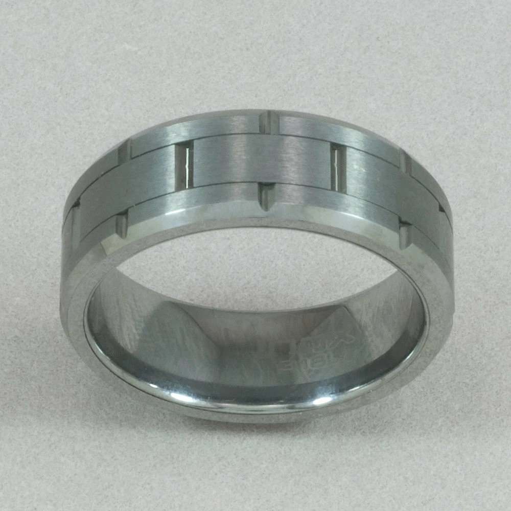 Inox Men's Tungsten Ceramic Ring Rings 3 Inox Men's Tungsten Ceramic Ring Rings