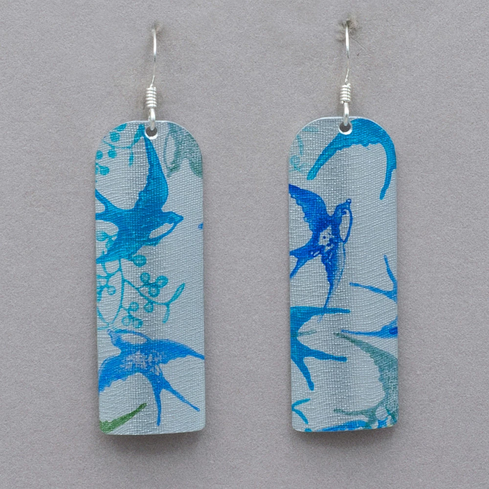 Hazel Atkinson Rectangle Earrings 3 Hazel Atkinson Rectangle Earrings