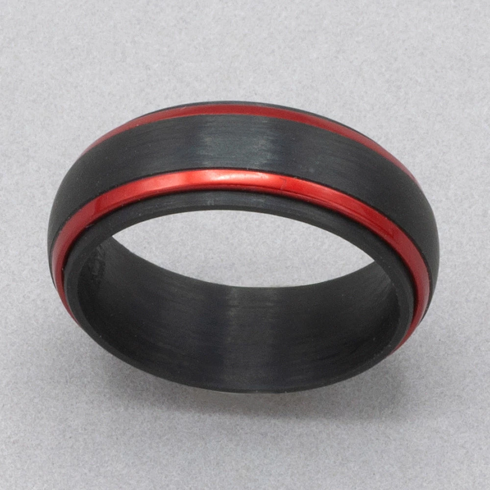 Italgem Steel Rings Italgem Red IP Carbon Fiber Ring 3 Italgem Steel Rings Italgem Red IP Carbon Fiber Ring