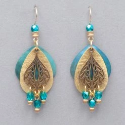 John Michael Richardson JMR Party Peacock Earrings