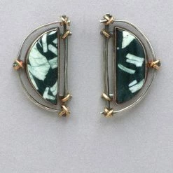 Rainbow Bridge Jewelers Chinese Writing Stone Earrings