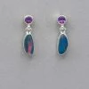 Mystical Madness Amethyst And Opal Earrings