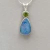 Mystical Madness Peridot And Opal Pendant