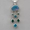 Mystical Madness Opal, Quartz And Topaz Pendant Pendants
