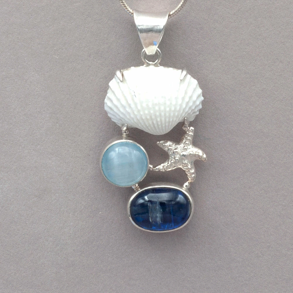 Mystical Madness Kyanite And Selenite Sea Pendant 3 Mystical Madness Kyanite And Selenite Sea Pendant