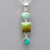 Acleoni Royston Turquoise Pendant Pendants