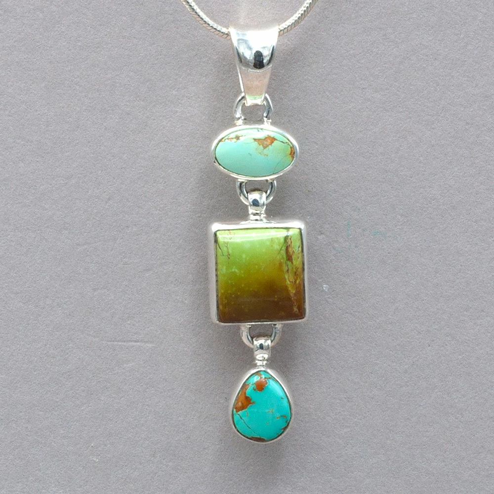 Acleoni Royston Turquoise Pendant Pendants 3 Acleoni Royston Turquoise Pendant Pendants