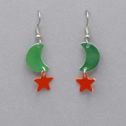 Sylvi Harwin Moon Star Earrings