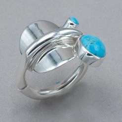 Lilly Barrack Kingman Turquoise Ring Rings