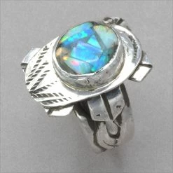 Jim Kelly Mosaic Opal Ring