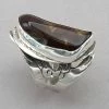 Jim Kelly Freeform Fire Agate Rings