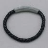 Italgem Steel Italgem Black Bolo Leather Bracelet 2 Italgem Steel Italgem Black Bolo Leather Bracelet