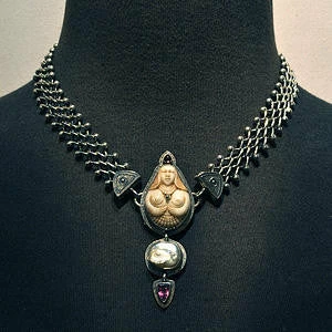 Tabra Sterling Silver Narrow Open Weave Connector Necklace Chain CNK21 Necklaces 6 Tabra Sterling Silver Narrow Open Weave Connector Necklace Chain CNK21 Necklaces