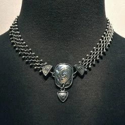 Tabra Sterling Silver Narrow Open Weave Connector Necklace Chain CNK21 Necklaces 19 Tabra Sterling Silver Narrow Open Weave Connector Necklace Chain CNK21 Necklaces