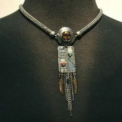 Necklaces Tabra Sterling Silver Half Round Connector Necklace Chain CNK03