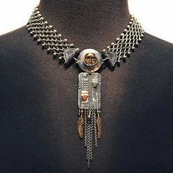 Tabra Sterling Silver Open Weave Connector Necklace Chain CNK20 Necklaces