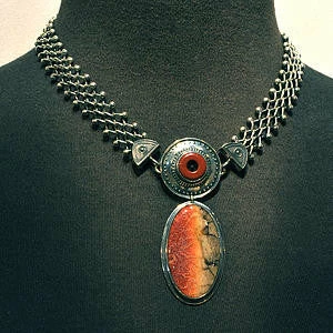 Tabra Sterling Silver Narrow Open Weave Connector Necklace Chain CNK21 Necklaces 10 Tabra Sterling Silver Narrow Open Weave Connector Necklace Chain CNK21 Necklaces