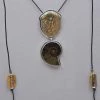 Tabra Lion And Ammonite Cord Necklace 2 Tabra Lion And Ammonite Cord Necklace