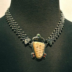 Tabra Sterling Silver Narrow Open Weave Connector Necklace Chain CNK21 Necklaces 13 Tabra Sterling Silver Narrow Open Weave Connector Necklace Chain CNK21 Necklaces