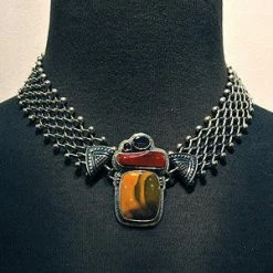 Tabra Sterling Silver Open Weave Connector Necklace Chain CNK20 Necklaces