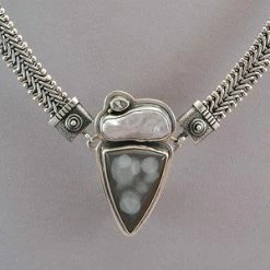 Tabra Sterling Silver V-Mesh Connector Necklace Chain CNK02